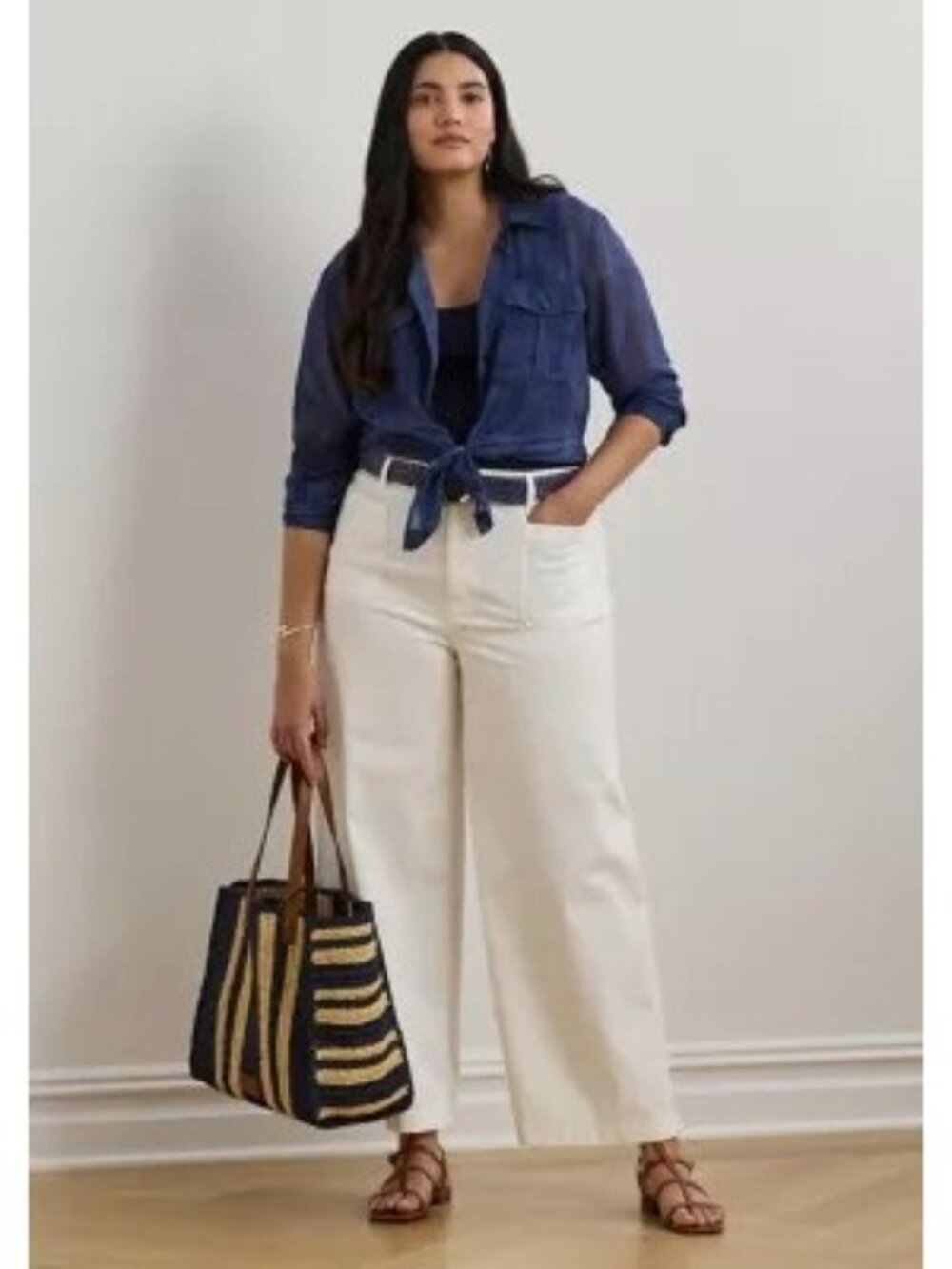 Lauren Ralph Lauren Women’s Crop Pants White Size 20W